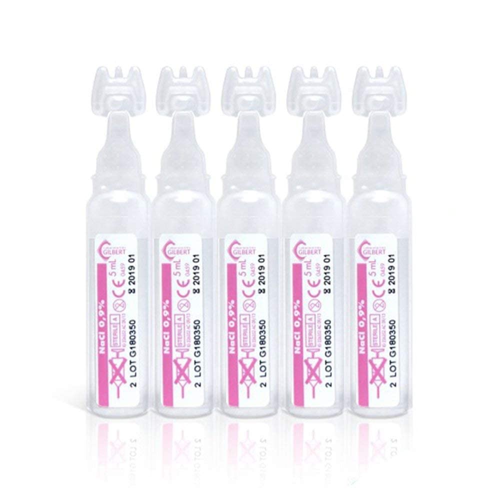 Physiodose Sterile Saline Solution – 40 Single Doses (5ml) – For Babies, Children & Adults