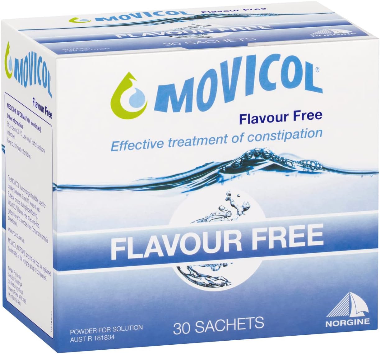 Movicol Flavour-Free Laxative Powder – 13g Sachets – 30 Pack – Gentle Constipation Relief