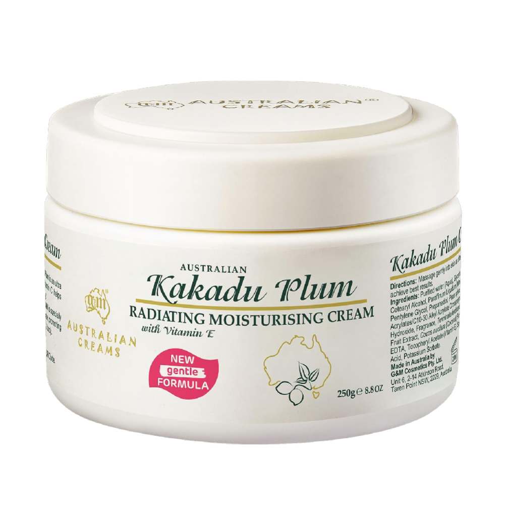 Australian Creams Kakadu Plum Radiating Moisturising Cream, 250 g