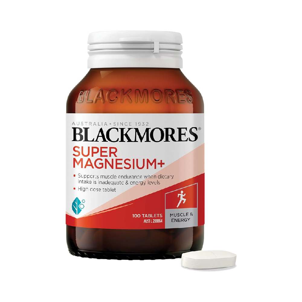 Blackmores Super Magnesium+ Tablets, 100 Count