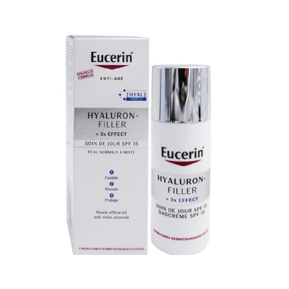 Eucerin Hyaluron-Filler +3x Effect Day Cream SPF 15, 50 mL