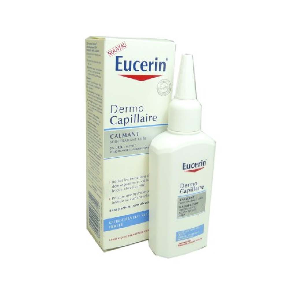 Eucerin DermoCapillaire Calming Urea Scalp Treatment, 100 mL