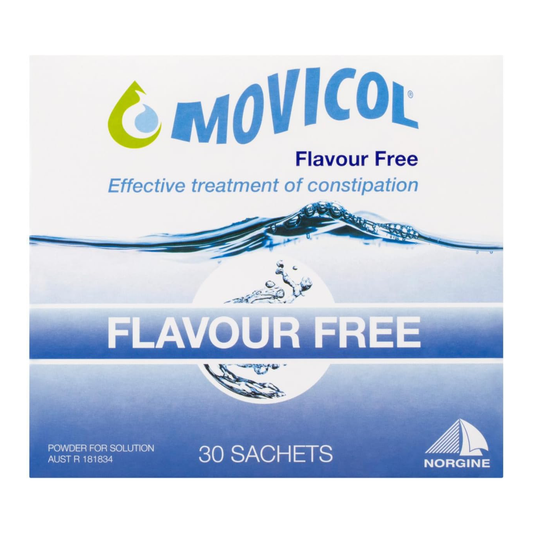 Movicol Flavour-Free Laxative Powder – 13g Sachets – 30 Pack – Gentle Constipation Relief