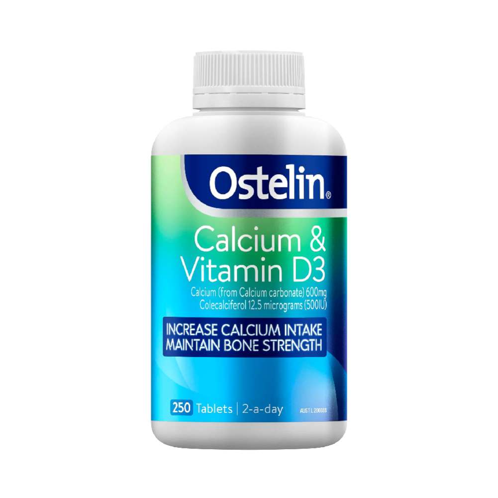 Ostelin Calcium & Vitamin D3 – 250 Tablets