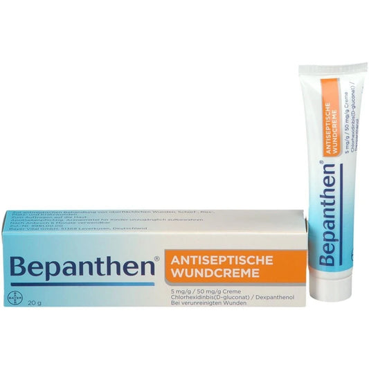Bepanthen Antiseptic Wound Cream – 20g (0.70 fl.oz) for Cuts, Grazes & Minor Burns