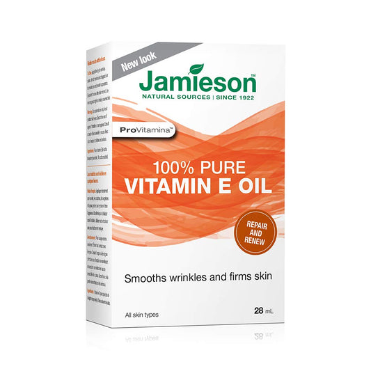Jamieson 100% Pure Vitamin E Oil – 28 mL