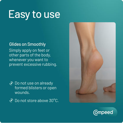 Compeed Anti-Blister Stick 8ml – Invisible Chafing & Blister Protection