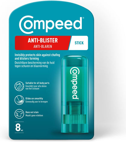Compeed Anti-Blister Stick 8ml – Invisible Chafing & Blister Protection