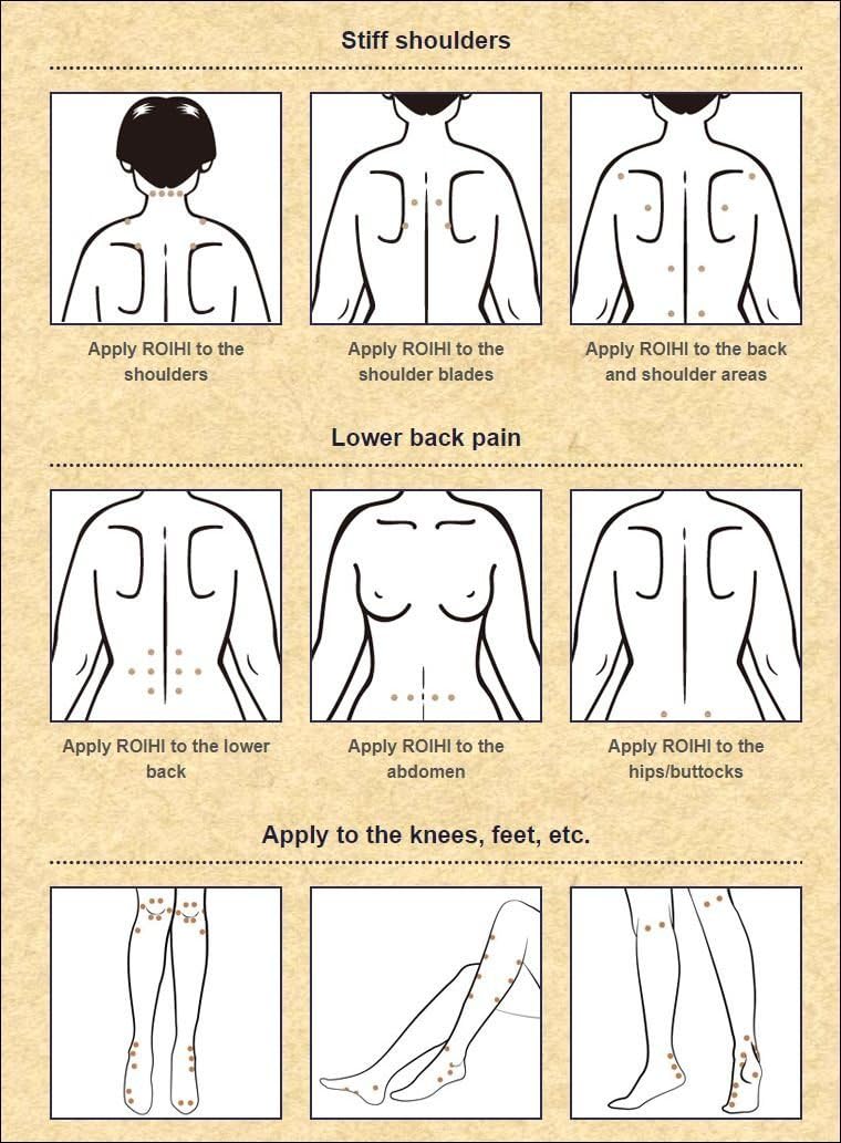 Nichiban Roihi Tsuboko Cool Pain Relief Patches – 156 Cooling Patches