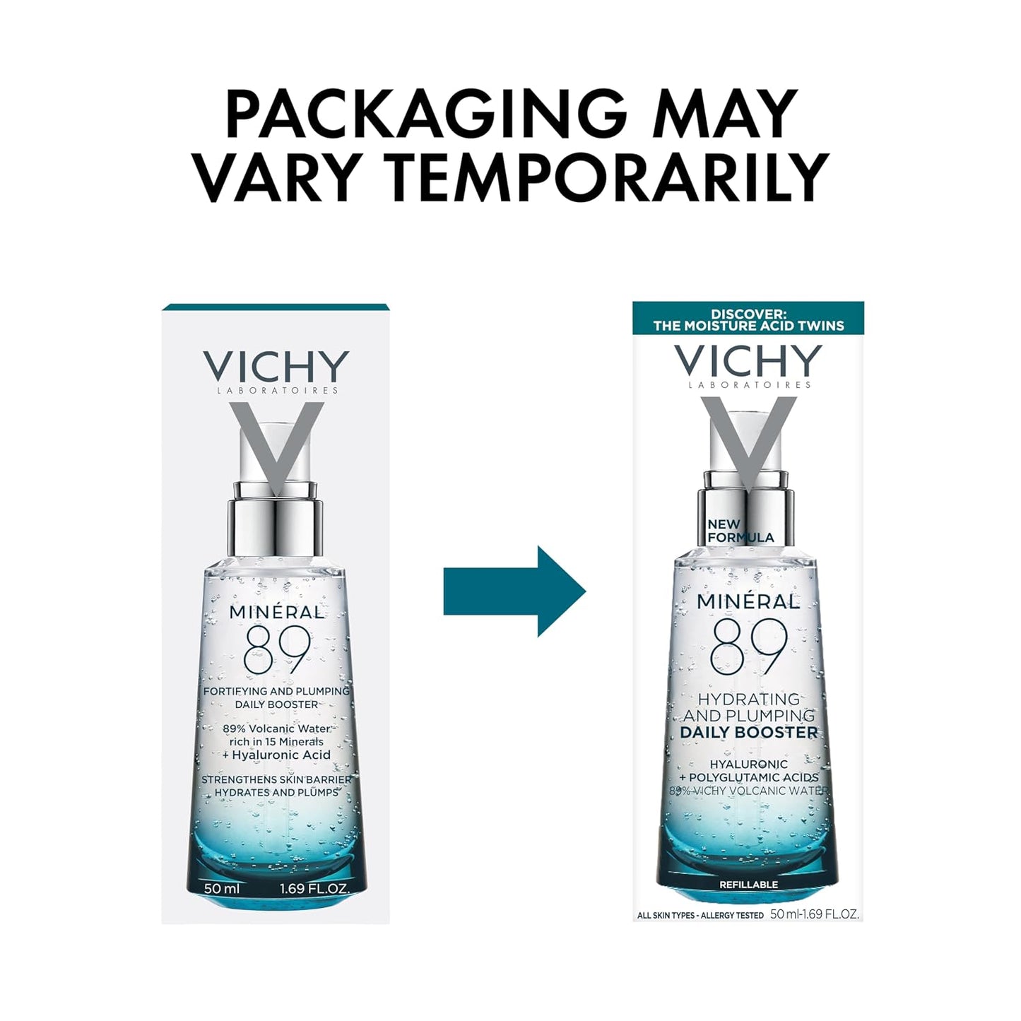 Vichy Minéral 89 Hyaluronic Acid Face Serum – 50 ml