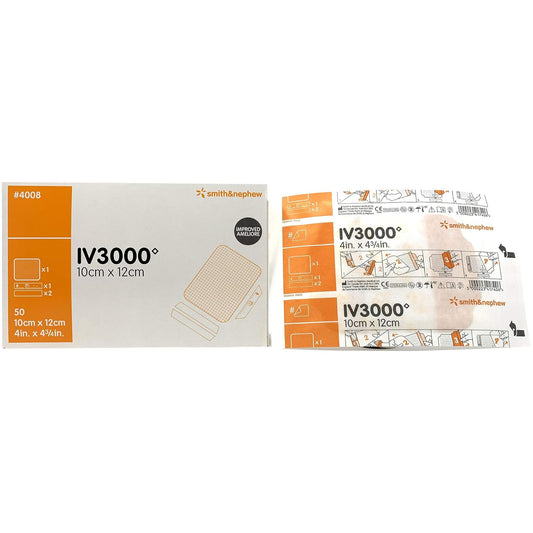 Smith & Nephew OPSITE IV3000 Transparent Dressings 4 x 4.75 in – 50 Count
