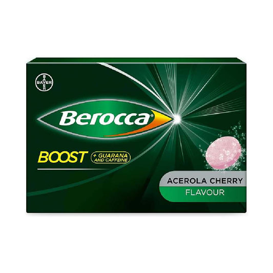 Berocca Boost Effervescent Tablets with Caffeine & Guarana, 20 Count