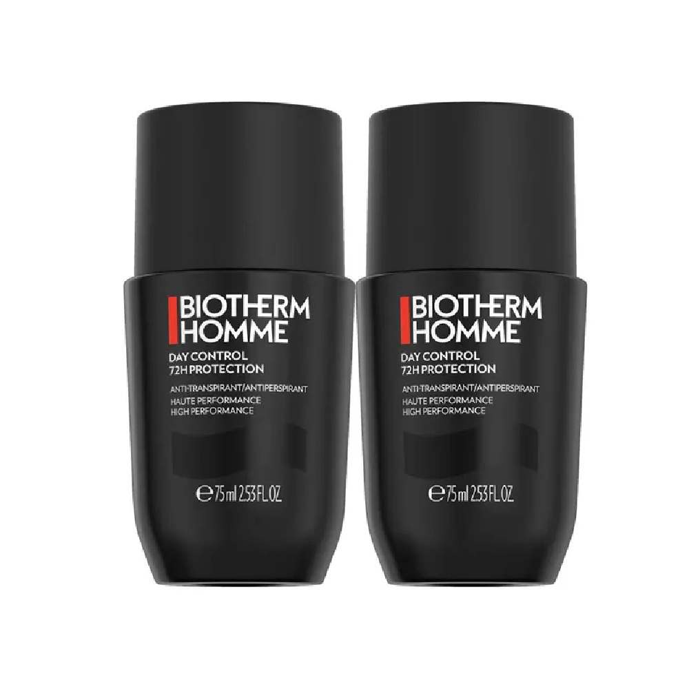 Biotherm Homme Day Control 72H Antiperspirant Roll-On 75 ml – Twin Pack