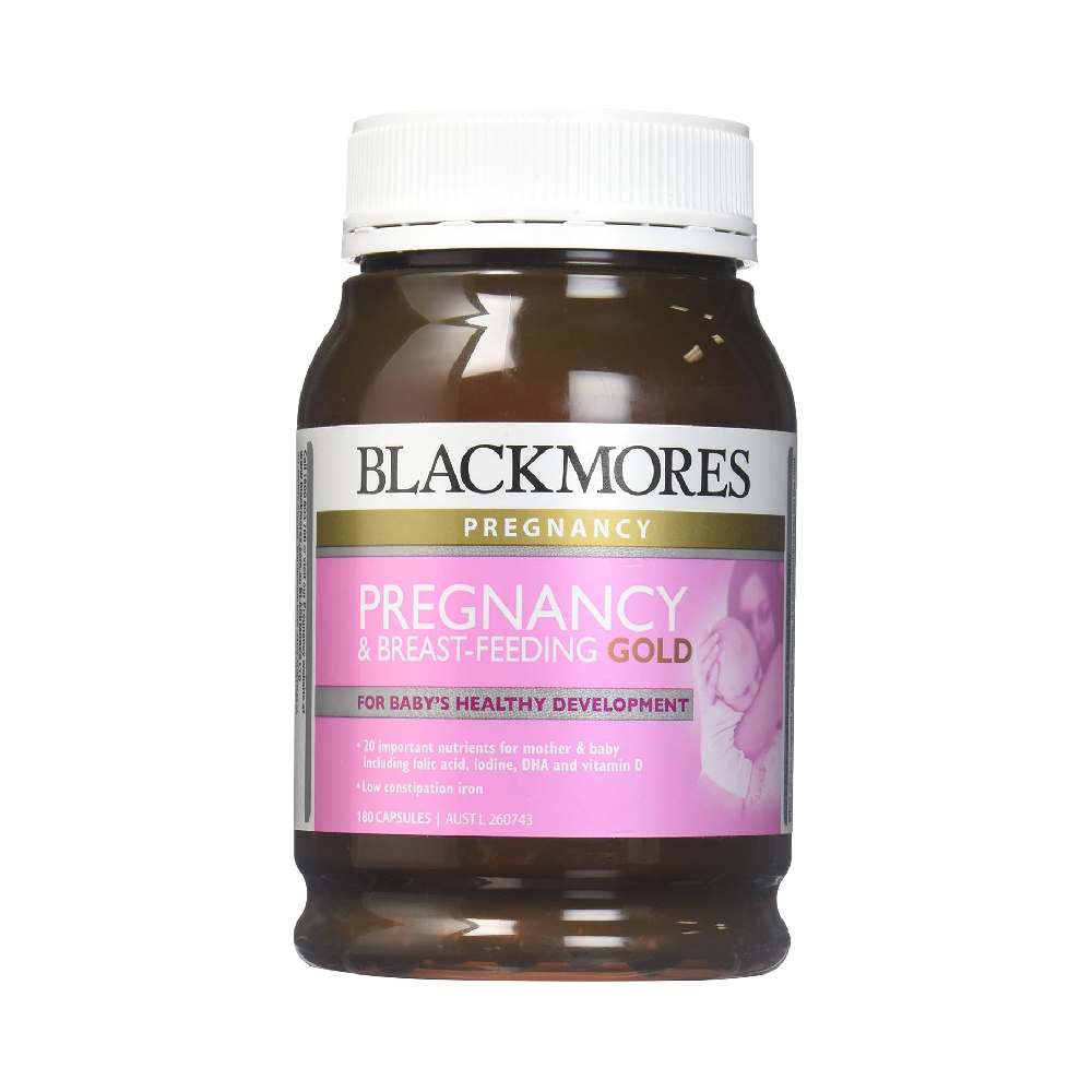 Blackmores Pregnancy & Breast-Feeding Gold Capsules, 180 Count