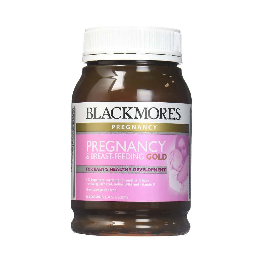Blackmores Pregnancy & Breast-Feeding Gold Capsules, 180 Count