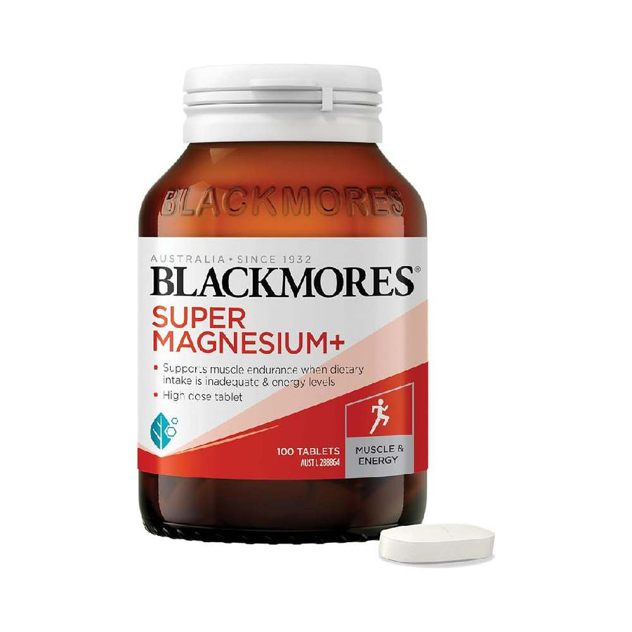 Blackmores Super Magnesium+ Tablets, 100 Count