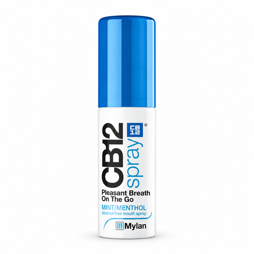 CB12 Spray Mint/Menthol Breath Spray, 15 mL