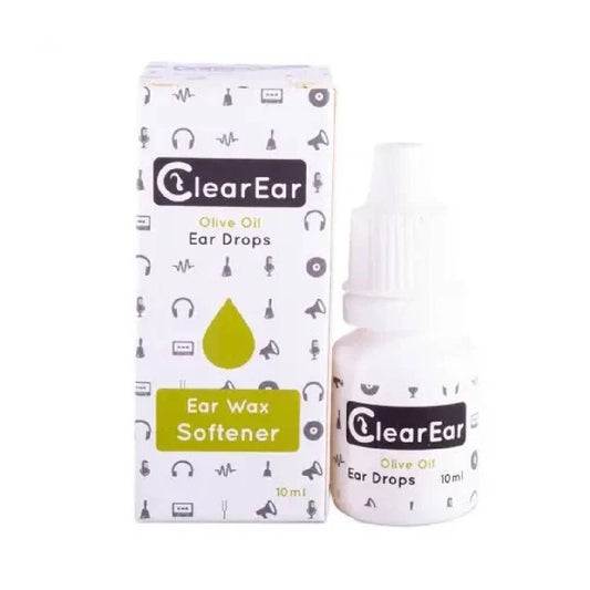 ClearEar Olive Oil Ear Drops Ear Wax Softener Gentle Relief – 10 ml
