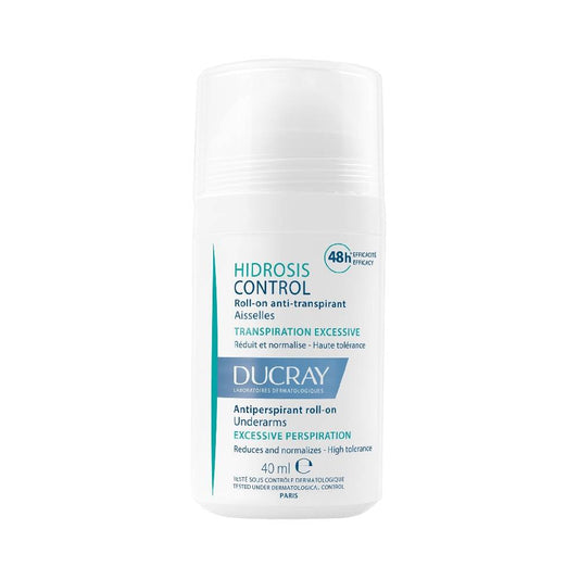 Ducray Hidrosis Control Antiperspirant Roll-On for Excessive Sweat – 1.35 fl oz