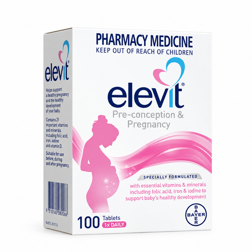 Elevit Pre-Conception & Pregnancy Multivitamin with Iodine, 100 Tablets