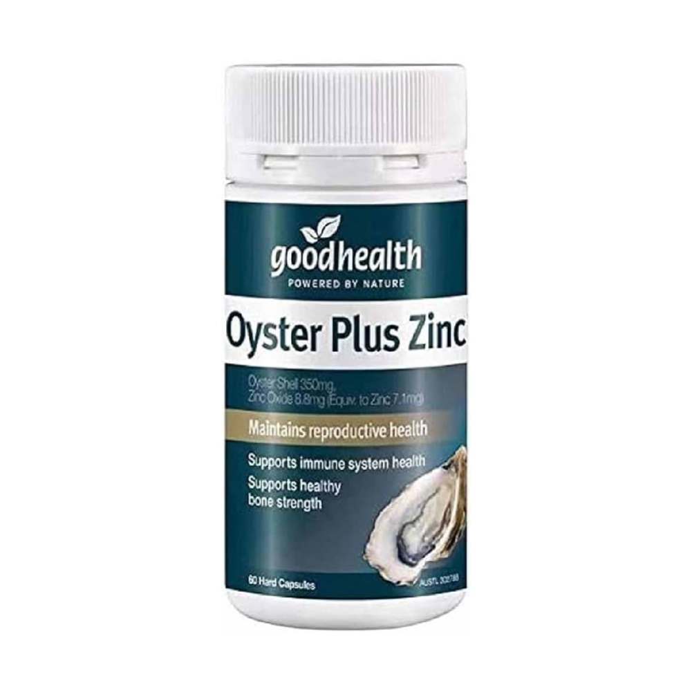 Good Health Oyster Plus Zinc Capsules, 60 Count