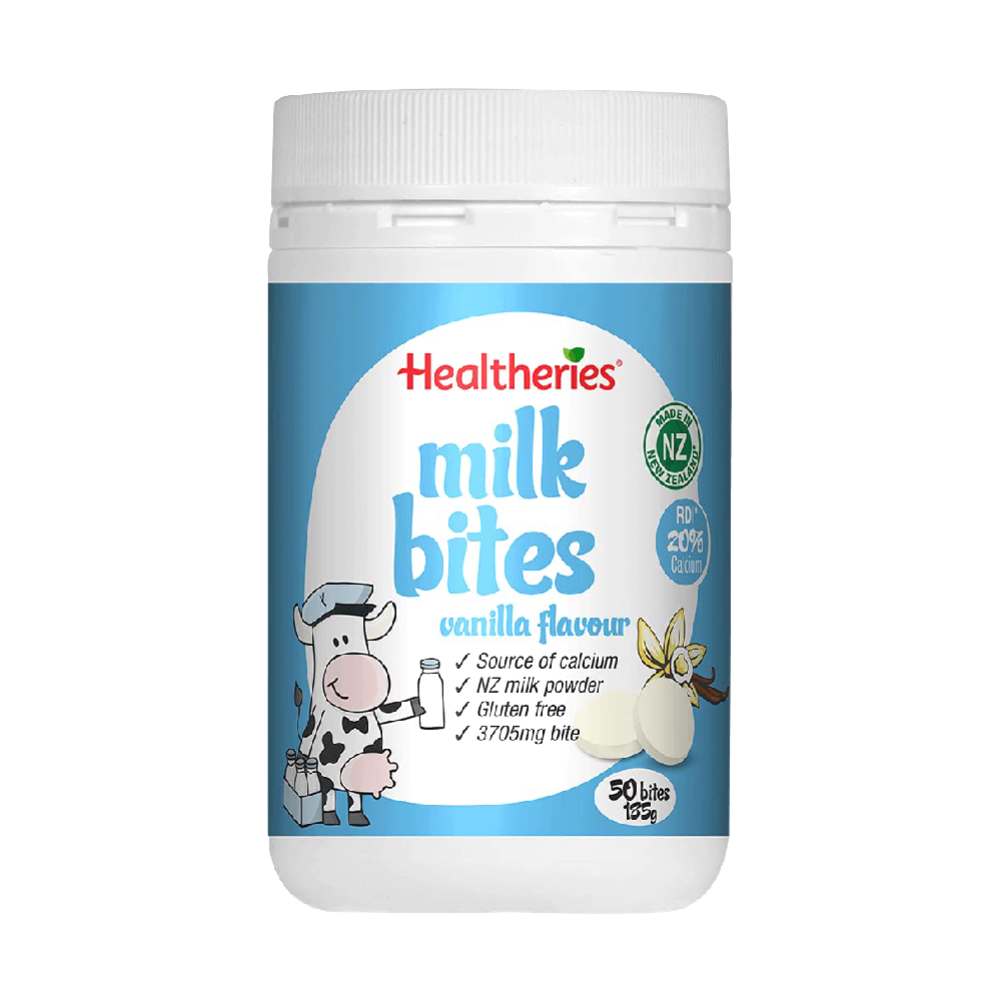 Healtheries Milk Bites Vanilla, 50 Bites, 190 g