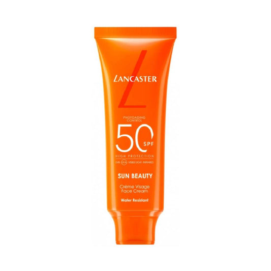 Lancaster Sun Beauty Face Sunscreen SPF 50, Water-Resistant, 1.69oz