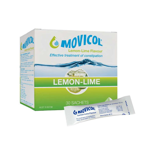 Movicol Lemon & Lime Flavour – 30 Sachets