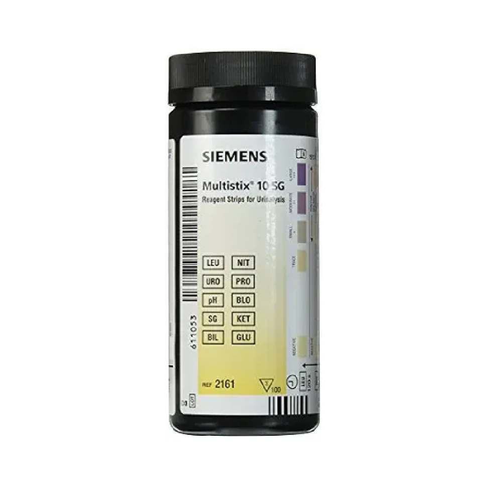 Siemens Multistix 10 SG Urinalysis Reagent Strips, 100 Count