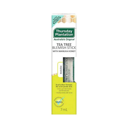 Thursday Plantation Tea Tree Blemish Stick with Manuka Honey, 7 mL