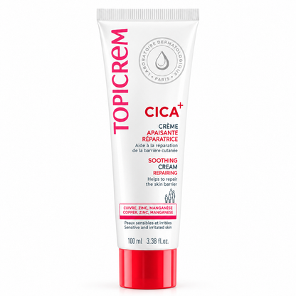Topicrem Cica+ Cream with Copper, Zinc & Manganese for Sensitive Skin – 100 ml