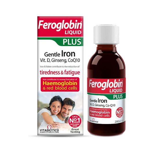 Vitabiotics Feroglobin Liquid Plus Gentle Iron, 200 mL
