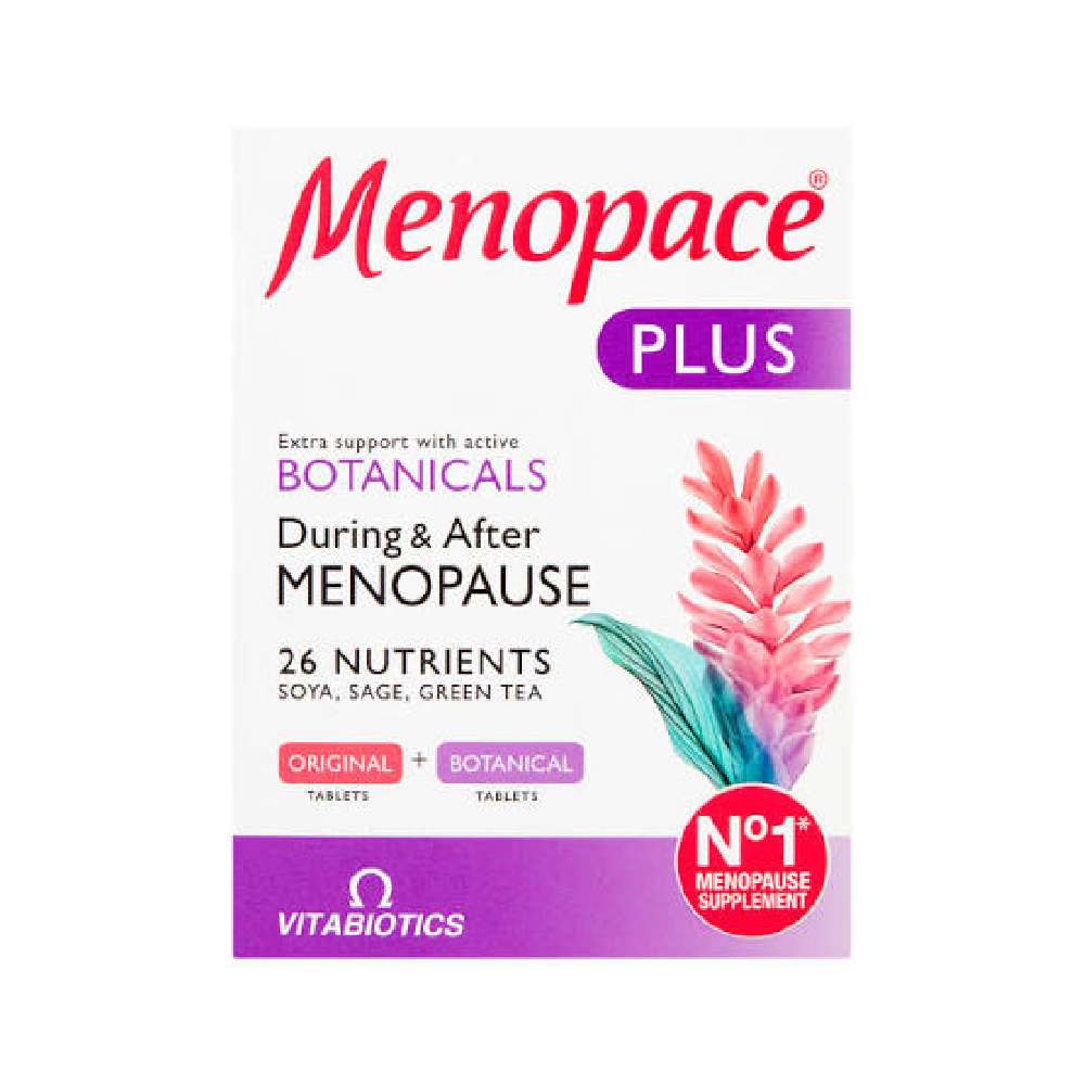 Vitabiotics Menopace Plus with Active Botanicals – 56 Tablets