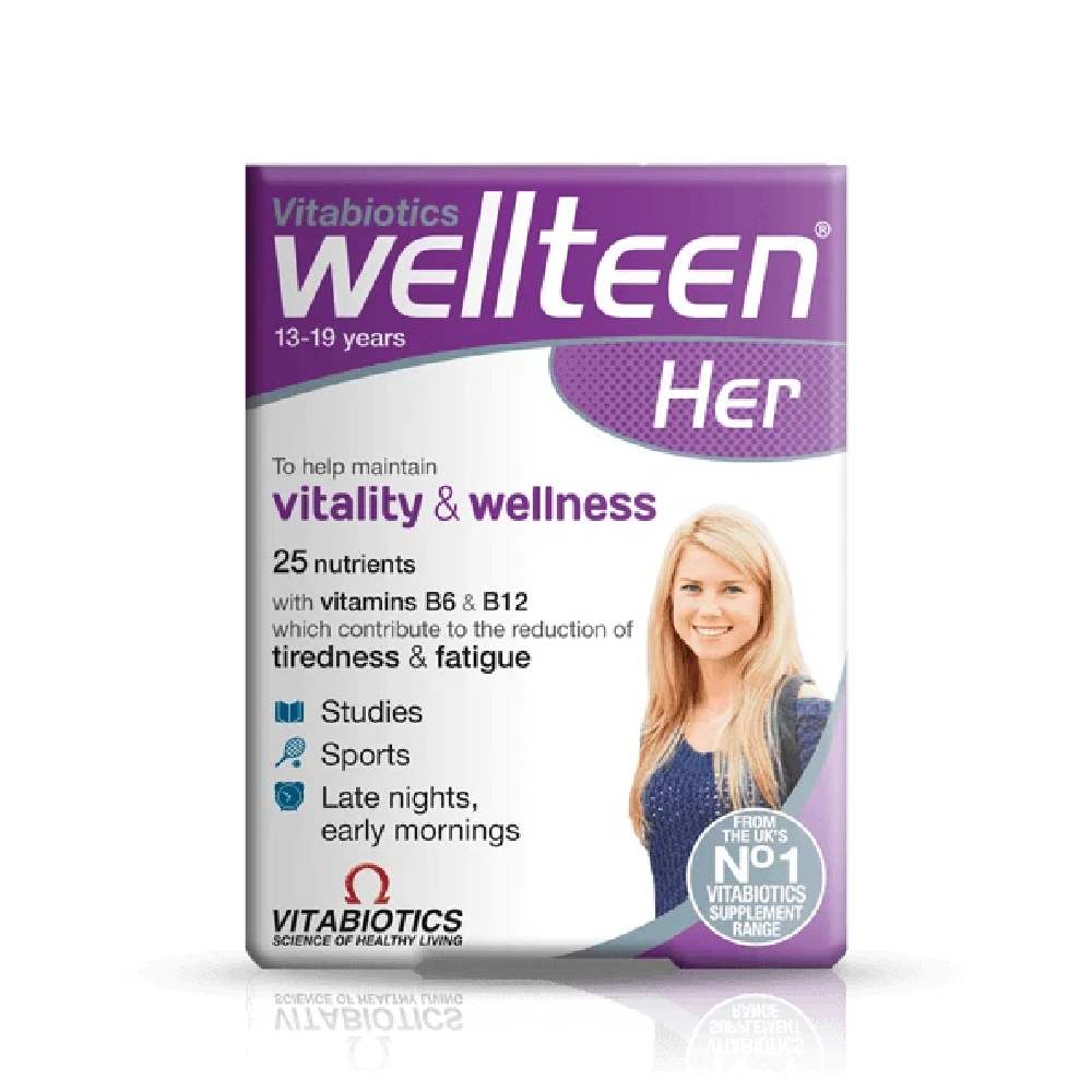 Vitabiotics Wellteen Her Multivitamin – 30 Tablets