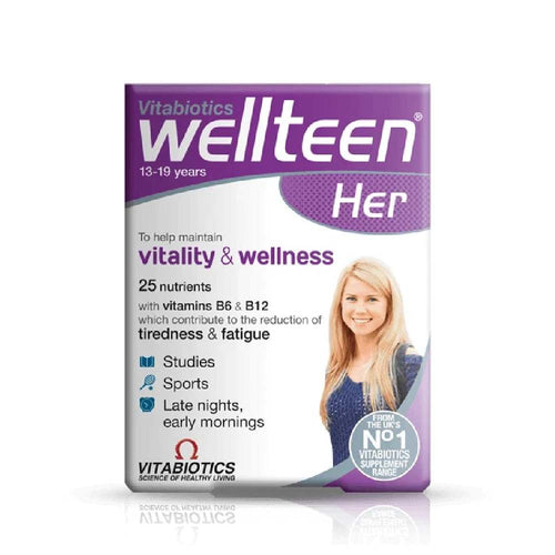 Vitabiotics Wellteen Her Multivitamin – 30 Tablets