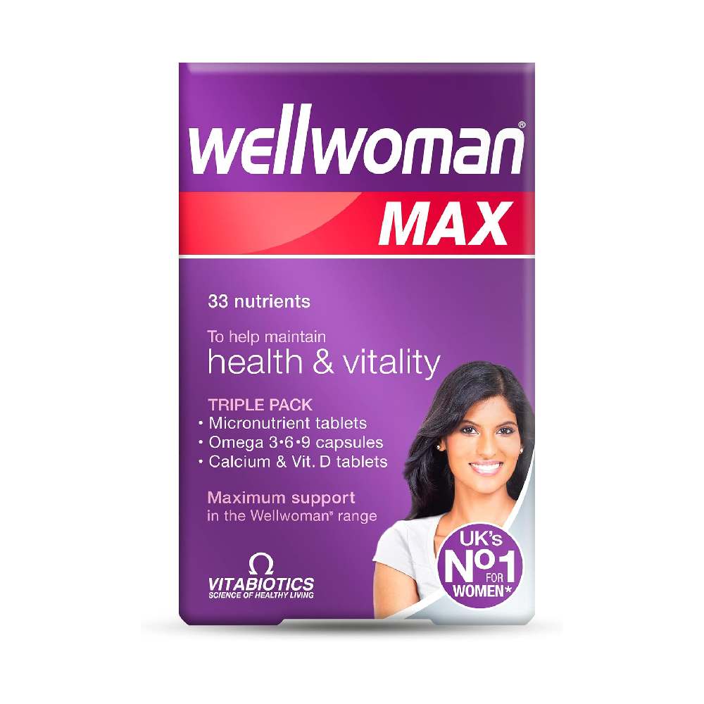Vitabiotics Wellwoman Max Triple Pack – 84 Tablets & Capsules