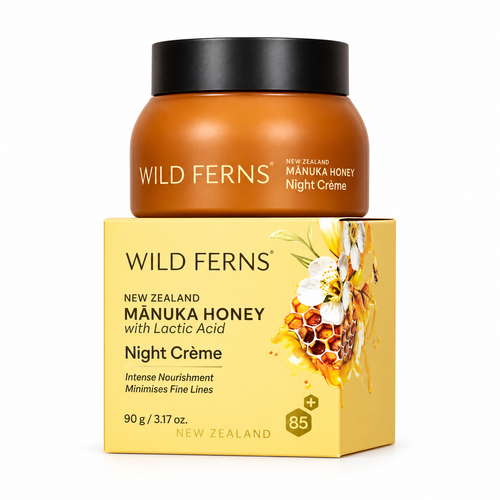 Wild Ferns Mānuka Honey with Lactic Acid Night Crème – 90 g