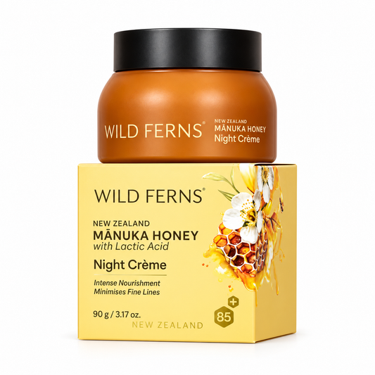 Wild Ferns Mānuka Honey with Lactic Acid Night Crème – 90 g