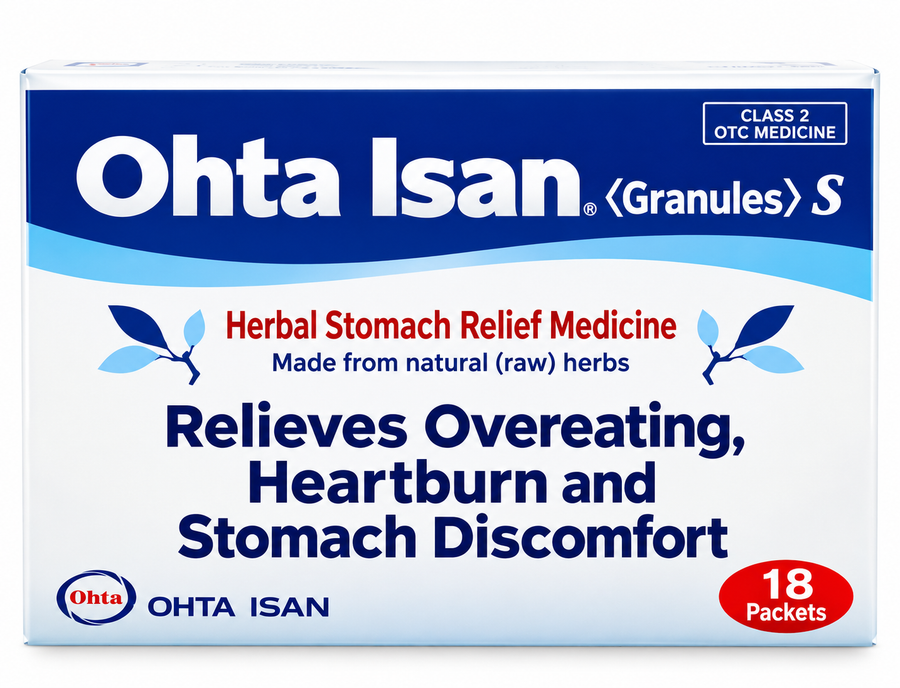 Ohta's Isan Stomach Powder S – 18 Sachets | Japanese Herbal