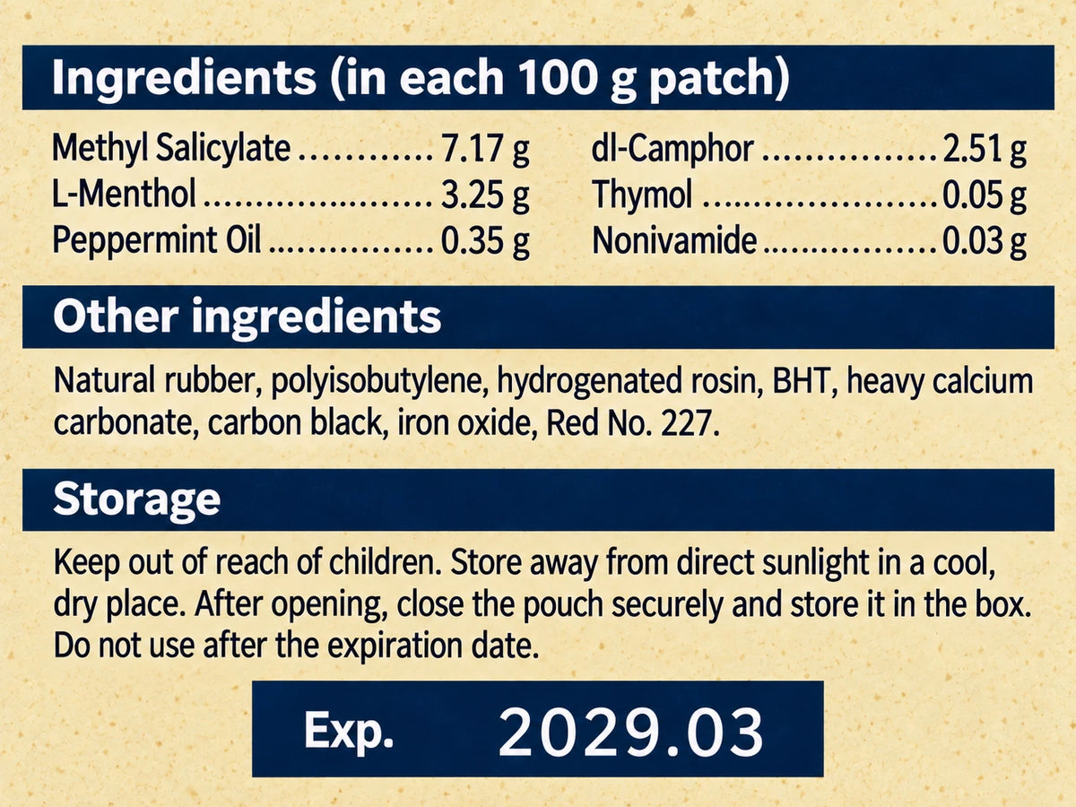 Nichiban Roihi-Tsuboko Comfort Patches, 156 Count