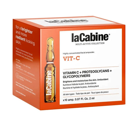 laCabine Vit-C Ampoules Brightening & Hydrating Treatment – 10×0.07 fl oz