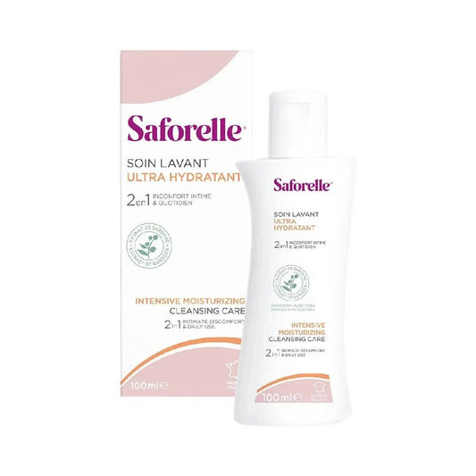 Saforelle Ultra Hydrating Cleansing Care 2-in-1 Intimate Comfort – 100 ml / 3.4 oz